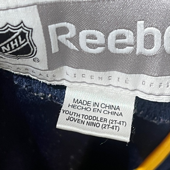 Christian Ehrhoff Buffalo Sabres Reebok NHL Hockey Jersey Youth Kids - Picture 5 of 5